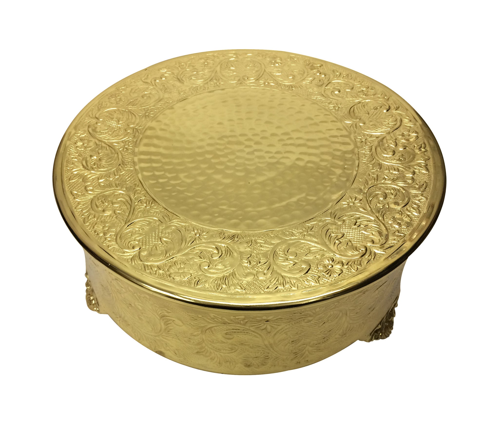 GiftBay Gold Wedding Cake Stand Round 14